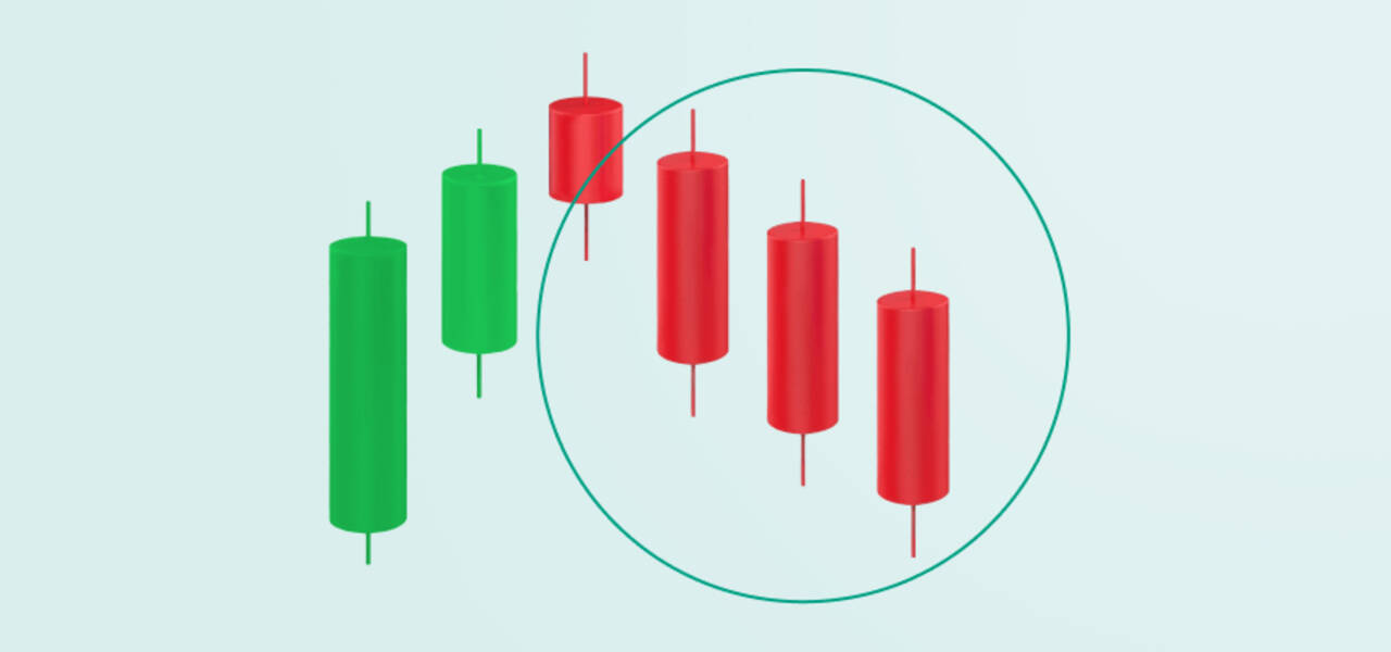 Cara Trading dengan Pola Candlestick Three Black Crows